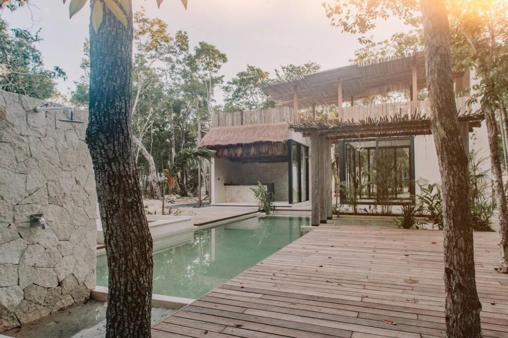 Villa Xuncari In The Heart Of The Jungle Tulum Bagian luar foto