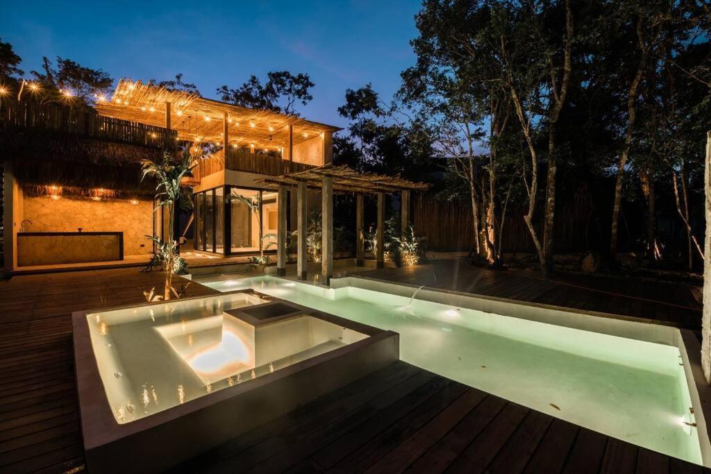 Villa Xuncari In The Heart Of The Jungle Tulum Bagian luar foto