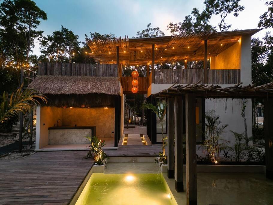 Villa Xuncari In The Heart Of The Jungle Tulum Bagian luar foto