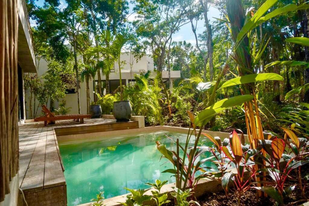 Villa Xuncari In The Heart Of The Jungle Tulum Bagian luar foto